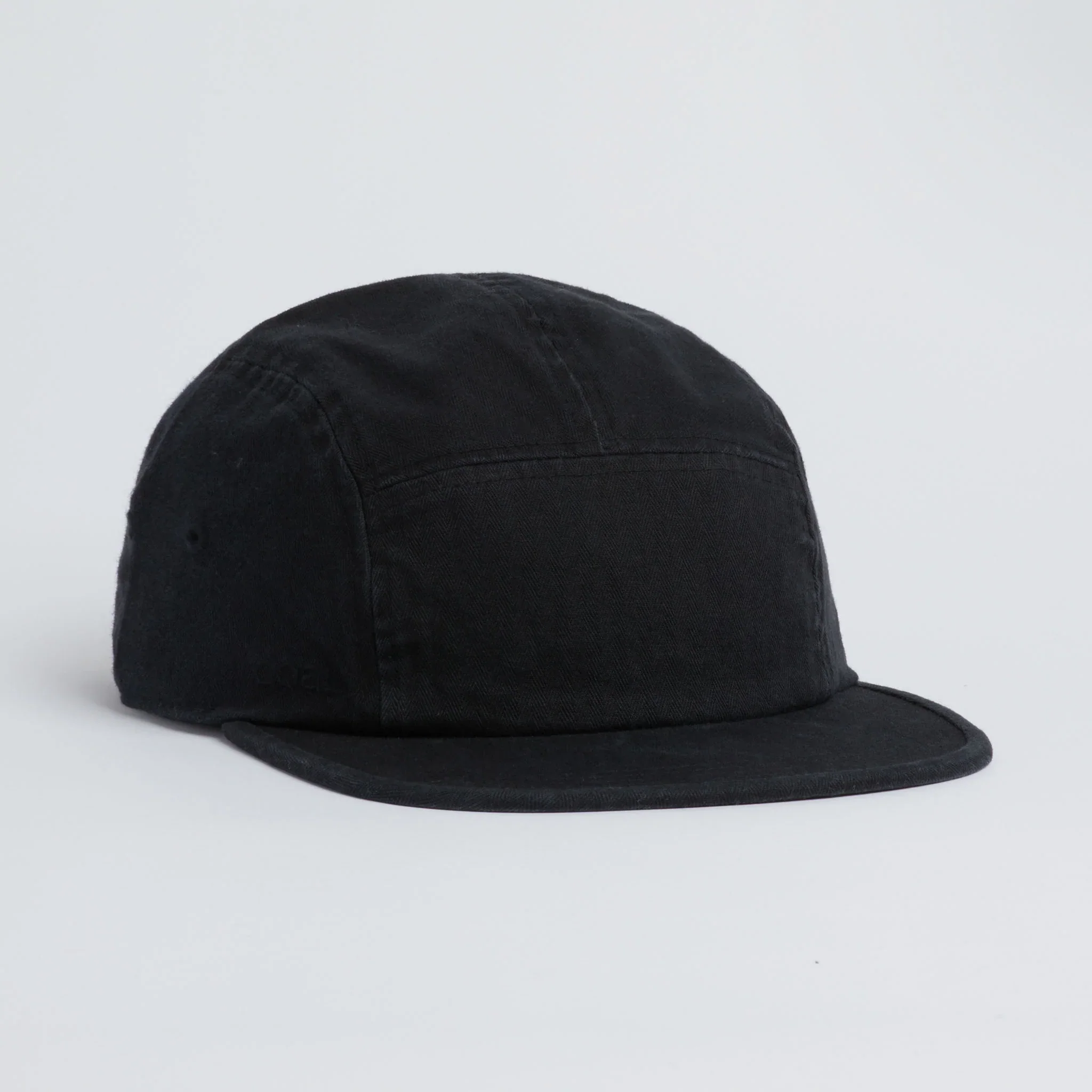Coal - Edison Washed 5 Panel Cap - Black