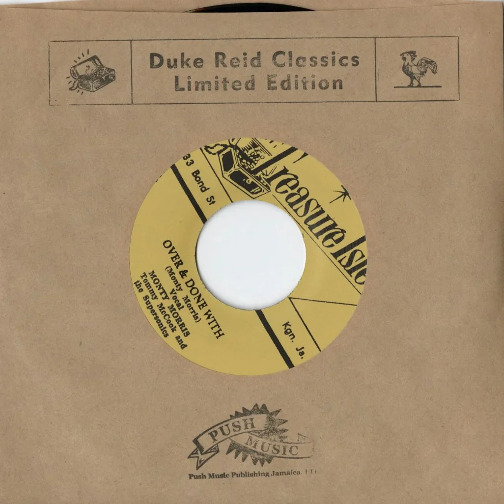 Monty Morris / Baba Brooks Band - Over & Done With b/w The Clock 7" (New Vinyl)