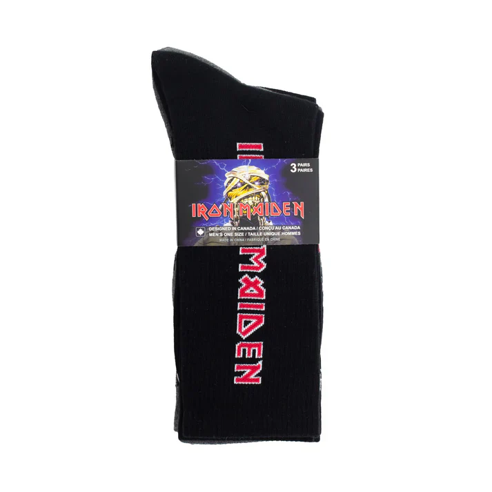 Perri Socks - IRON MAIDEN 3 PACK SOCKS - One Size