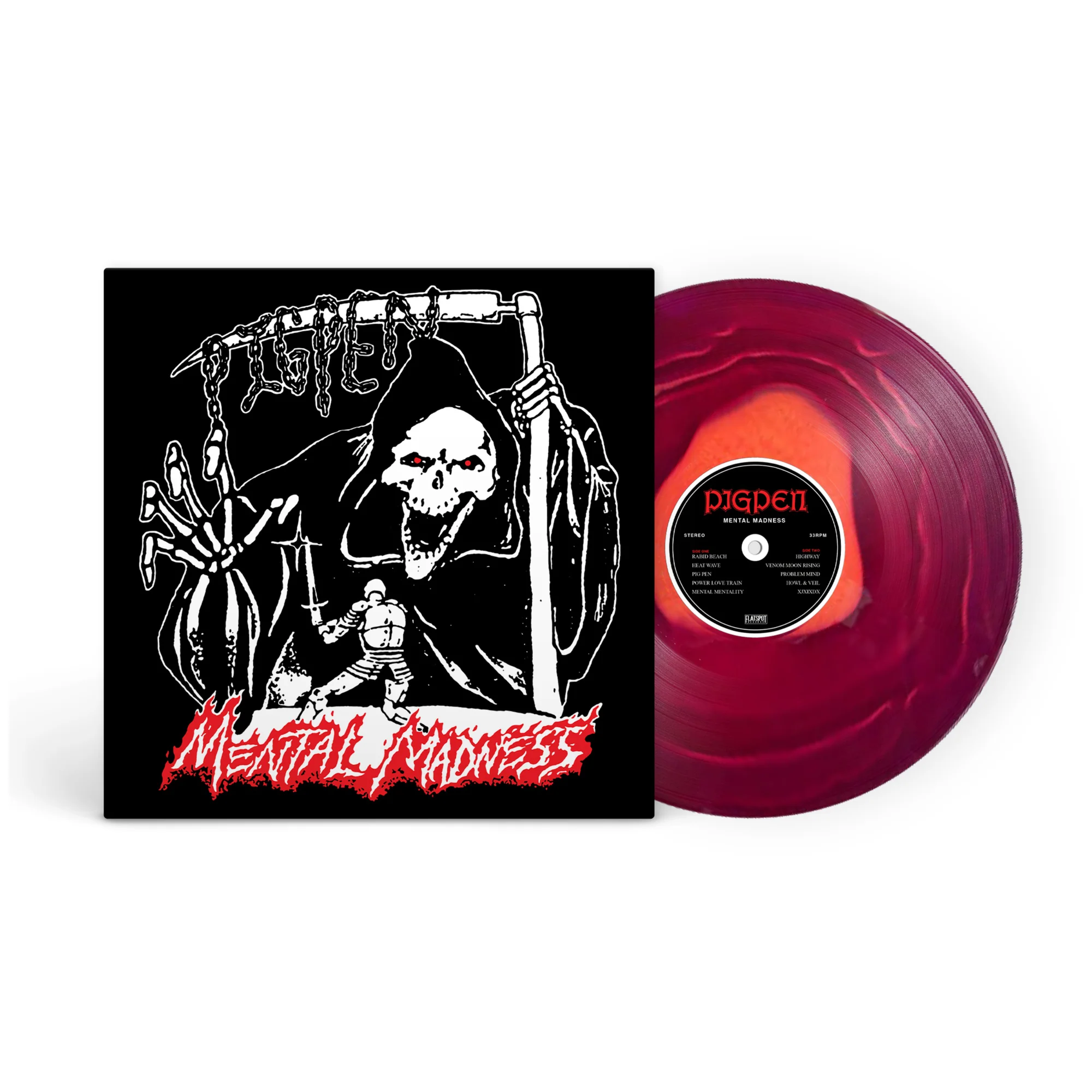 Pig Pen - Mental Madness (Indie Exclusive Red Ripple Vinyl) (New Vinyl)