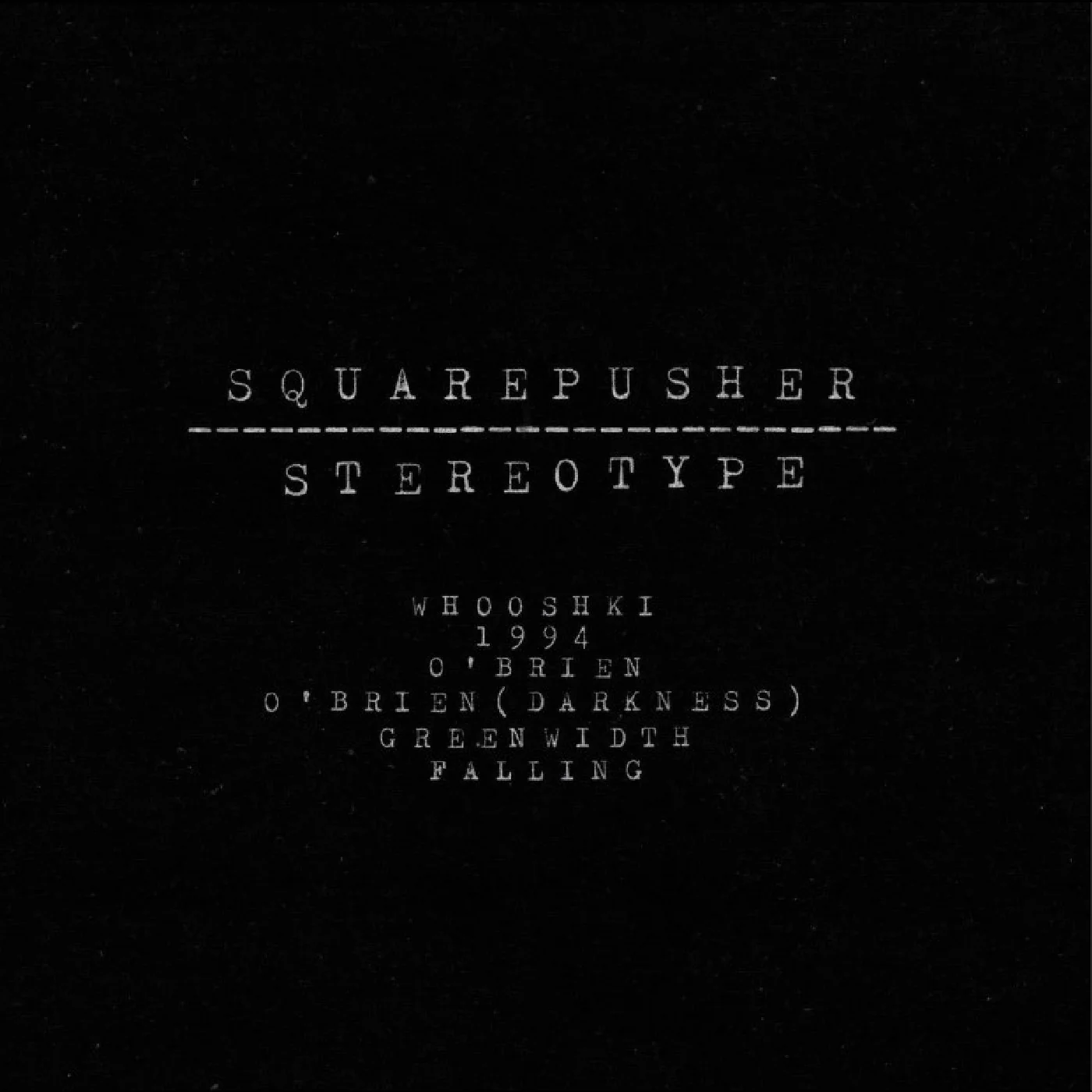 Squarepusher - Stereotype (New CD)