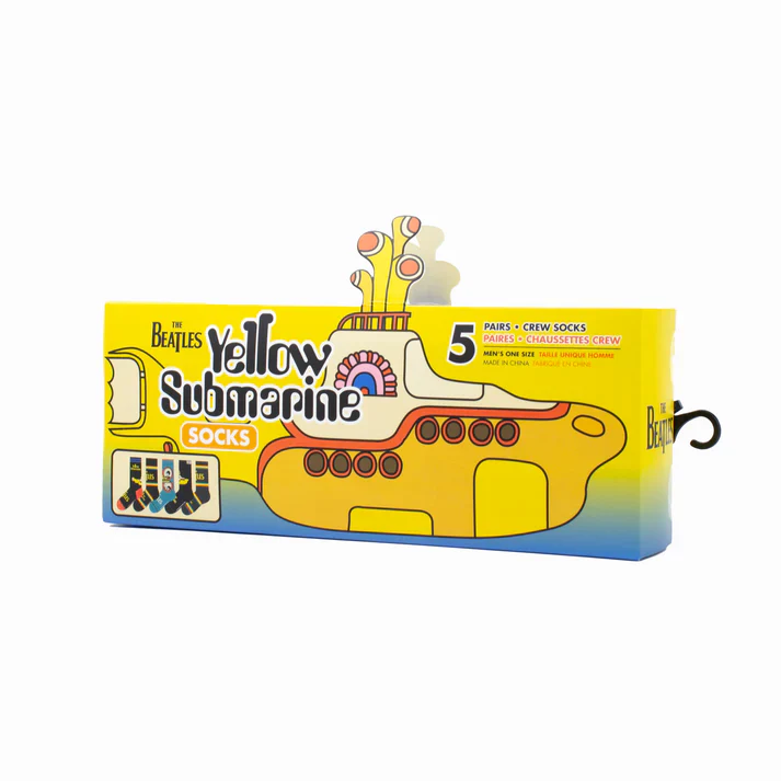 The Beatles 5-Pack Yellow Submarine Socks